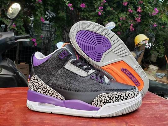 (image for) Air Jordan 3 Retro Black Court Purple CT8532-050 Men's Shoes-02